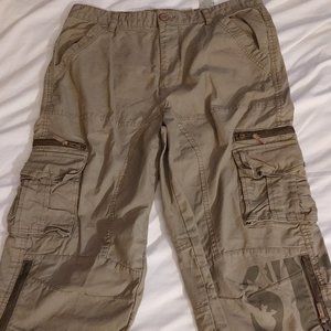 Vintage men's cargo capris
